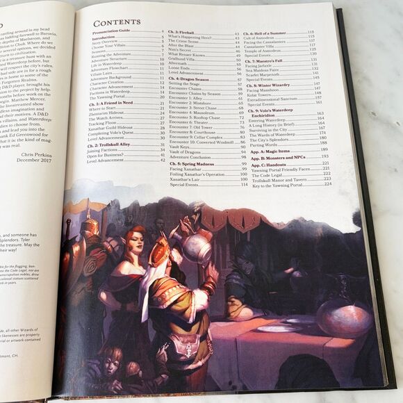 D & D Waterdeep Dragon Heist Dungeons & Dragons Hardcover Book 2018 - Picture 4 of 9